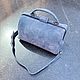 Сумка-саквояж ридикюль из замши. Саквояж. Shapely Bags - Сумки с душой Питера. Ярмарка Мастеров.  Фото №5