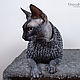 Мастер-класс по вязанию бесшовного свитера для взрослой кошки. Мастер-классы. ClothesForCat. Ярмарка Мастеров.  Фото №5
