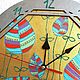 Часы Разноцветные Листья Бесплатная доставка. Часы классические. Волшебное время (ClockShop) Юля ♌. Интернет-магазин Ярмарка Мастеров.  Фото №2