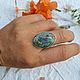 Кольцо с рубином в кианите. Кольца. Vadjra-jewelry. Ярмарка Мастеров.  Фото №4