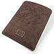 Кожаный чехол-карман для ноутбука Newbridge Brown. Чехол. J.Audmorr. Ярмарка Мастеров.  Фото №4