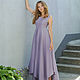 Dress - boho len 'Purple summer', Dresses, Kaliningrad,  Фото №1