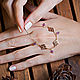  Bracelet 'East' on hand with amethyst. Chain bracelet. Aliento-jewerly (alientojewelry). My Livemaster. Фото №4