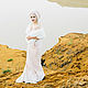 Меховой палантин для невесты. Накидки. wedding_fur. Ярмарка Мастеров.  Фото №4