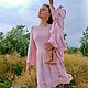 Розовые платья для мамы и дочки family look. Платья. Просто связано руками. Ярмарка Мастеров.  Фото №5