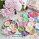 Flowers knitted double layer Shabby watercolor. Flowers artificial. Natalie crochet flowers. My Livemaster. Фото №5
