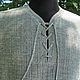 Men's shirts: 100%linen Shirt ' Chain Mail new '. Mens shirts. Exclusive linen jersey from Elena. Online shopping on My Livemaster.  Фото №2