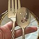 Заказать Винтаж: Комплект ложка для желе и вилка для мяса, винтаж, Америка. Чемодан находок. Ярмарка Мастеров. . Столовые приборы винтажные Фото №3