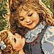 Вышитая крестом картина «Сёстры». Картины. Svetlana-4cj. Интернет-магазин Ярмарка Мастеров.  Фото №2