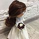 Портретная кукла . Невеста. Портретная кукла. оксана смирнова (dollfabric). Ярмарка Мастеров.  Фото №4