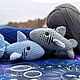 Заказать Брелок "Голубой акулёнок". ✩Amigurumi✩My little workshop. Ярмарка Мастеров. . Брелок Фото №3