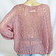Заказать Вязаный свитер паутинка. Knit by Heart - Вязаная одежда 富. Ярмарка Мастеров. . Свитеры Фото №3