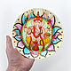 Order 'Ganesha ' Decorative plate talisman. Art by Tanya Shest. Livemaster. . Plates Фото №3