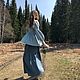 Блуза из муслина с кулиской. Блузки. Laotty. Одежда в свободном крое.. Ярмарка Мастеров.  Фото №5