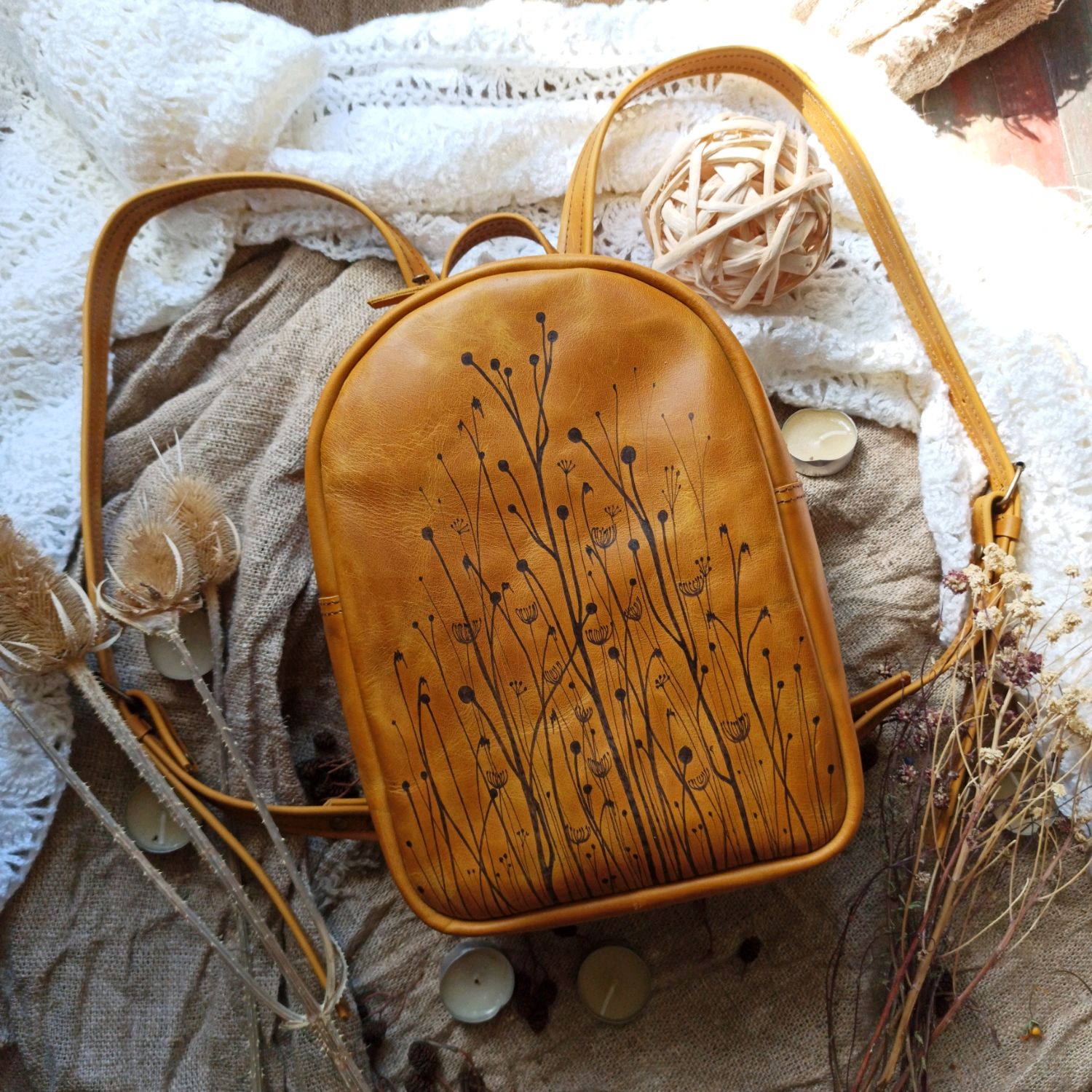 вышитый рюкзак юньнань большой размер на молнии. ярмарка мастеров рюкзаки. кожаный рюкзак. льняной рюкзак. ярмарка мастеров рюкзаки.