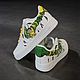 Кроссовки nike  AF1, ручная роспись, кастом, Рик и Морти арт. Кроссовки. Olgavolgoart. Роспись одежды и обуви. Кастом. Ярмарка Мастеров.  Фото №5