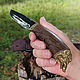 Заказать Cuchillo con fundición 'Jabalí' ST 40h13.. dureza HRC 55-56 ed. The Gift Oasis. Ярмарка Мастеров. . Knives Фото №3