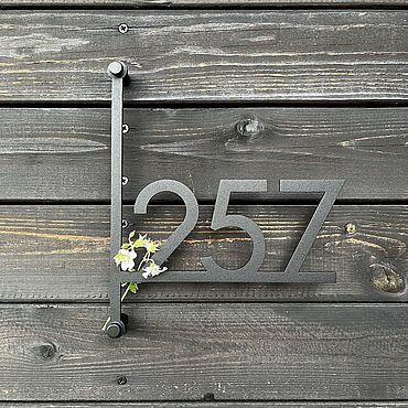 Номер квартиры "Махт II" (сталь 4мм), черный. . Для дома и интерьера ручной работы - Ярмарка Мастеров Для дома и интерьера ручной работы. Ярмарка Мастеров - ручная работа Номер квартиры "Махт II" (сталь 4мм), черный. Handmade.