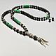 Men's bids angel Wings with malachite, Beads2, Magnitogorsk,  Фото №1