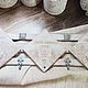 Stylish hanger for towels and oven gloves in the style of Provence. Clothes Hangers and Hooks. BronvenGift (bronven). My Livemaster. Фото №5