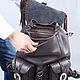 Men's leather backpack ' El Paso Silver». Men\\\'s backpack. CRAZY RHYTHM bags (TP handmade). My Livemaster. Фото №5
