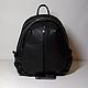 Order Backpack leather round 22. Sergei. Livemaster. . Backpacks Фото №3