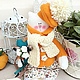 Кошка "Осеннее настроение". Мягкие игрушки. Sweet Home Toys. Интернет-магазин Ярмарка Мастеров.  Фото №2