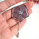 Needle Brooch Hydrangea Purple Real Flower Resin Jewelry. Stick pin. WonderLand. Online shopping on My Livemaster.  Фото №2