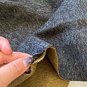 Материалы для творчества handmade. Livemaster - original item Fabric: Two-sided alpaca coat. Handmade.