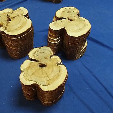 Материалы для творчества ручной работы. Ярмарка Мастеров - ручная работа Спилы дерева: Спилы можжевельника VIP. Handmade.