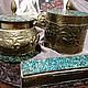 Винтаж: Винтаж: Набор винтажных латунных ваз, Кухонная утварь винтажная, Ростов-на-Дону,  Фото №1