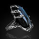 Перстень серебряный  Когти Дракона с лабрадором. Кольца. Aventure.Jewelry. Ярмарка Мастеров.  Фото №4