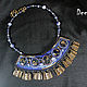 Заказать Колье Blue. Ярина Яриловец (dee-jewelry). Ярмарка Мастеров. . Колье Фото №3