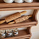 Полка для кухни Папричи-10 коричневый цвет, Полки, Псков,  Фото №1