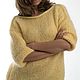 Вязаный свитер из мохера. Свитеры. Knit by Heart - Вязаная одежда 富. Интернет-магазин Ярмарка Мастеров.  Фото №2