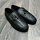 Moccasins made of genuine Python leather and calfskin, in stock!. Moccasins. SHOES&BAGS. Online shopping on My Livemaster.  Фото №2