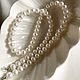 Чокер из жемчуга и серебра. Бусы из жемчуга и серебра. Чокер. 4NADYA Jewelry. Ярмарка Мастеров.  Фото №7