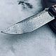 Order Knife 'BR-1' Damascus steel, mammoth tooth. zlathunter. Livemaster. . Knives Фото №3
