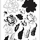 Althenew Engraved Flowers Stamp & die Set. Stamps. Nostalgiya. My Livemaster. Фото №4
