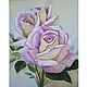 "Delicate roses" oil painting, Pictures, Moscow,  Фото №1