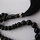 Muslim rosary made of natural black Onyx, Rosary, Moscow,  Фото №1