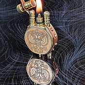 Сувениры и подарки handmade. Livemaster - original item Petrol lighter with double-headed eagle. Handmade.