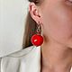 Серьги из полого прозрачного стекла. Серьги-продевки. KOKOSHNIKI           Jewelry studio. Интернет-магазин Ярмарка Мастеров.  Фото №2