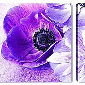 Картины и панно handmade. Livemaster - original item Purple flowers. Handmade.