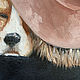 Oil painting on canvas, Portrait with a pet. Pictures. myfoxyart (MyFoxyArt). My Livemaster. Фото №5