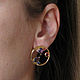 Order Earrings circles with stones, multi-colored earrings, earrings gift. Irina Moro. Livemaster. . Earrings Фото №3