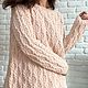 Свитер с косами. Свитеры. MY FLOWER KNITTING. Ярмарка Мастеров.  Фото №5