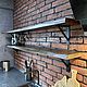 Kitchen shelves made of beech slab, Shelves, Ivanovo,  Фото №1