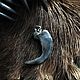 Bear claw on silver pendant. Helper spirit. h-a-n--t-e-r. My Livemaster. Фото №6