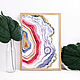 Agate, watercolor painting. Pictures. Belasla. Online shopping on My Livemaster.  Фото №2
